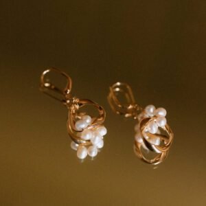 bijoux boucles d'oreilles perles culture eau douce mariage atelier Mantille Toulouse artisanat responsable Occitanie horticulture textile