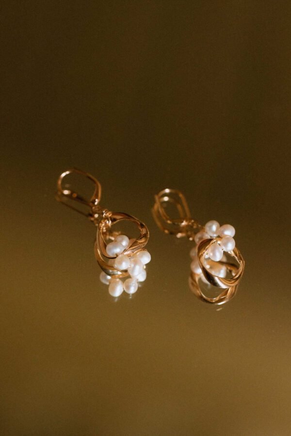 bijoux boucles d'oreilles perles culture eau douce mariage atelier Mantille Toulouse artisanat responsable Occitanie horticulture textile