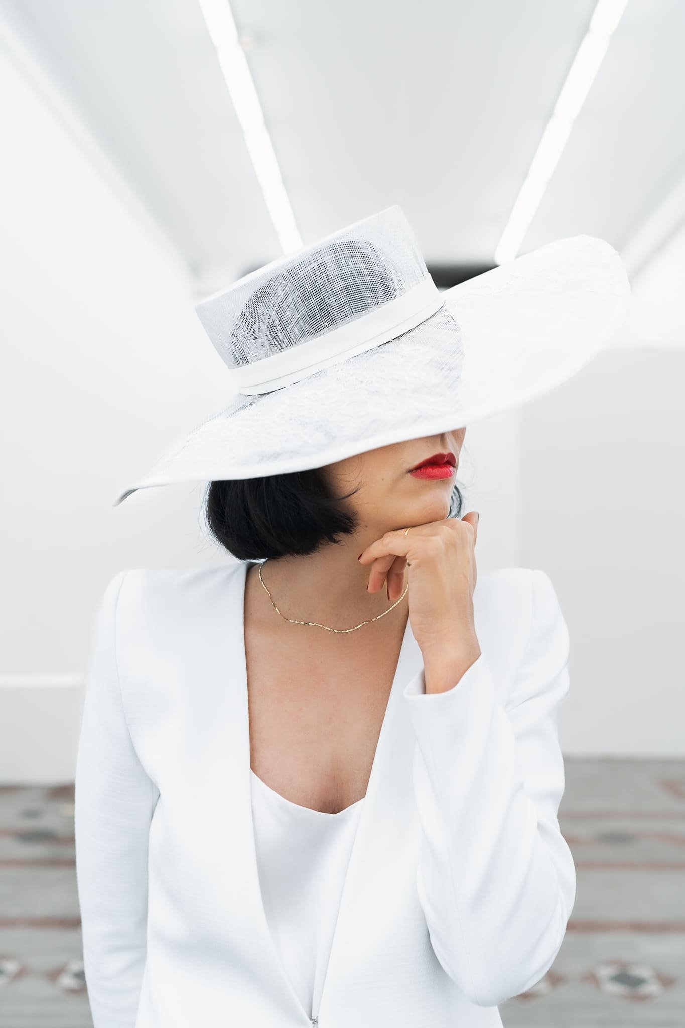 capeline chapeau dentelle Luneville mariée mariage atelier Mantille Toulouse artisanat responsable Occitanie