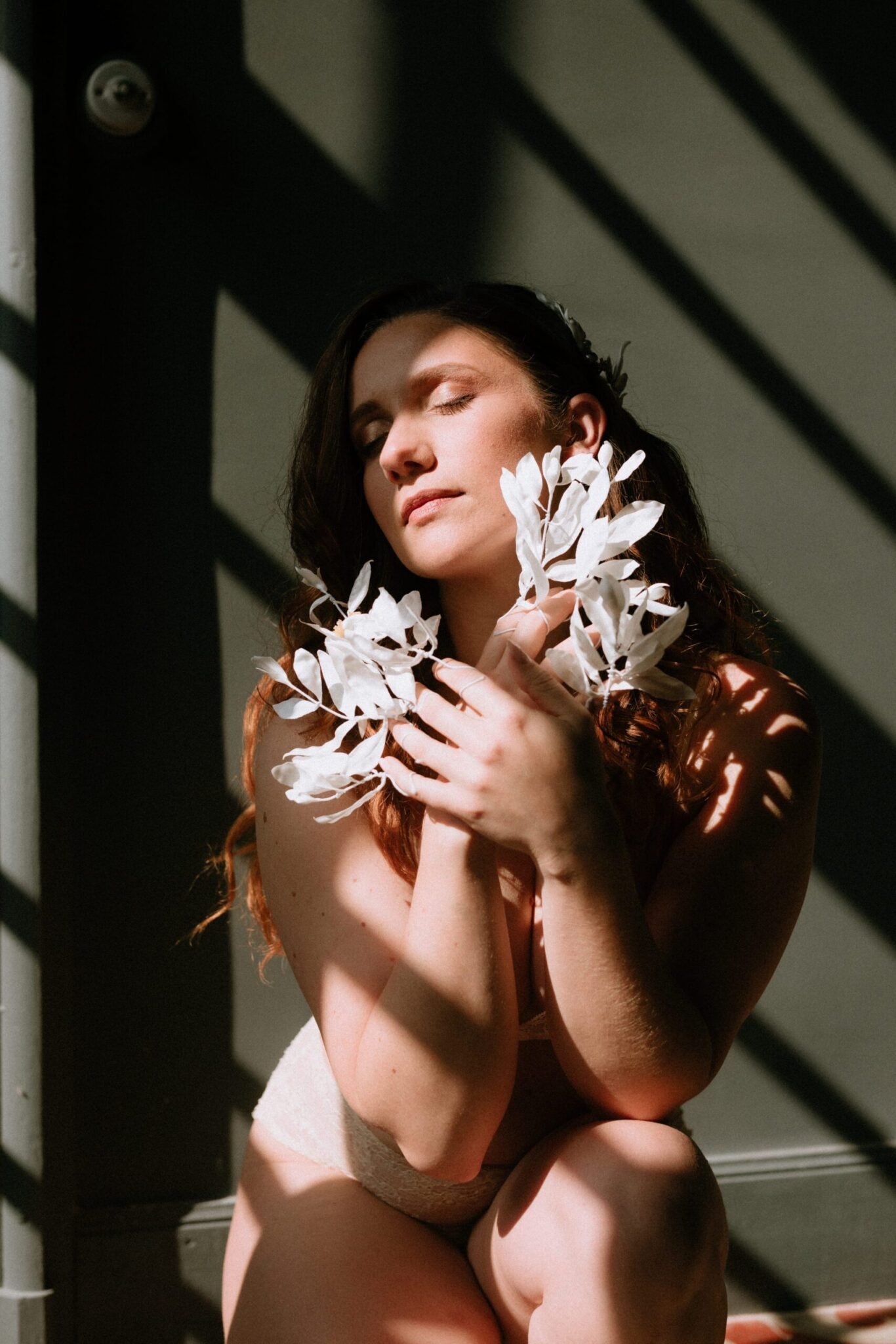 projet artistique Daphnée et Apollon shooting voiles mariée atelier Mantille Toulouse artisanat responsable Occitanie