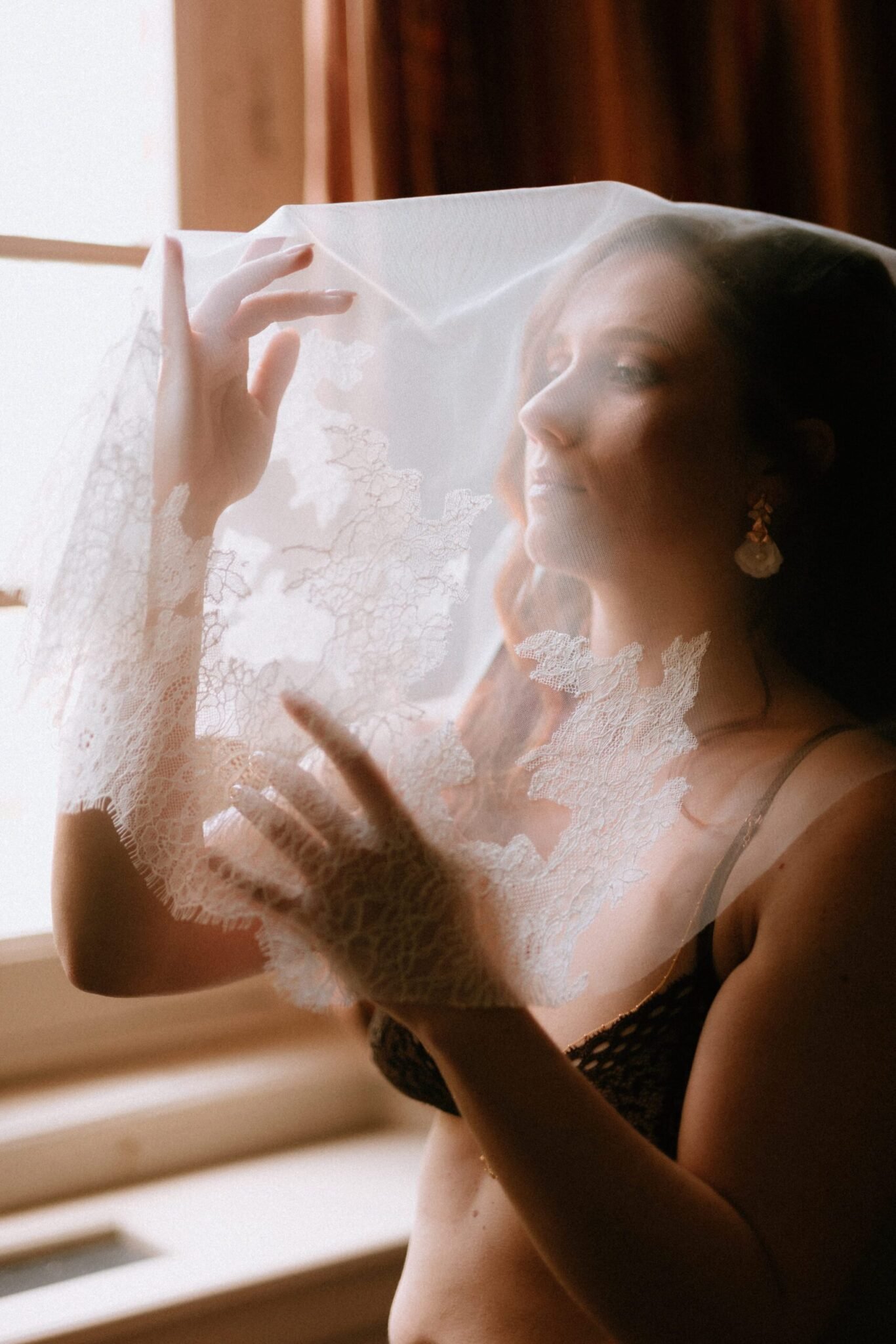 voile mariée Autant pièce unique dentelle Chantilly tulle soie atelier Mantille Toulouse artisanat responsable création Occitanie