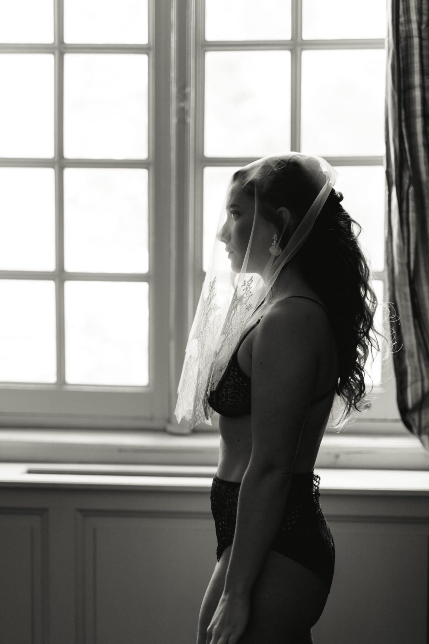 voile mariée Autant pièce unique dentelle Chantilly tulle soie atelier Mantille Toulouse artisanat responsable création Occitanie