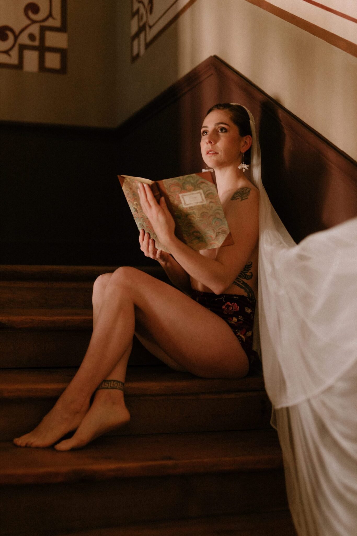 voile Maramu mariée mariage broderie atelier Mantille Toulouse artisanat responsable Occitanie