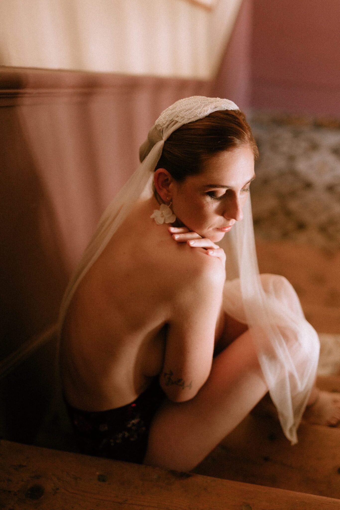 voile Maramu mariée mariage broderie atelier Mantille Toulouse artisanat responsable Occitanie