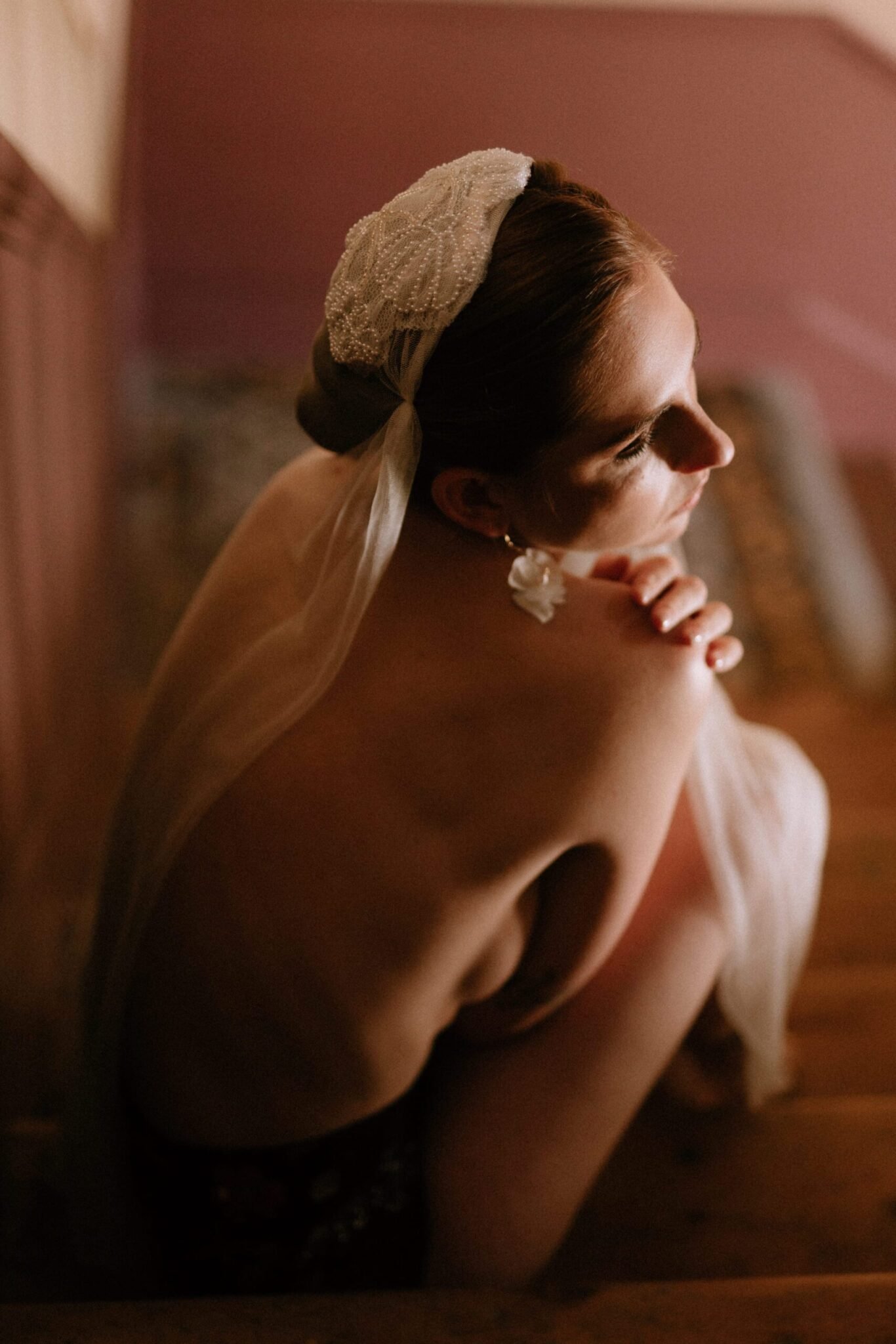 voile Maramu mariée mariage broderie atelier Mantille Toulouse artisanat responsable Occitanie