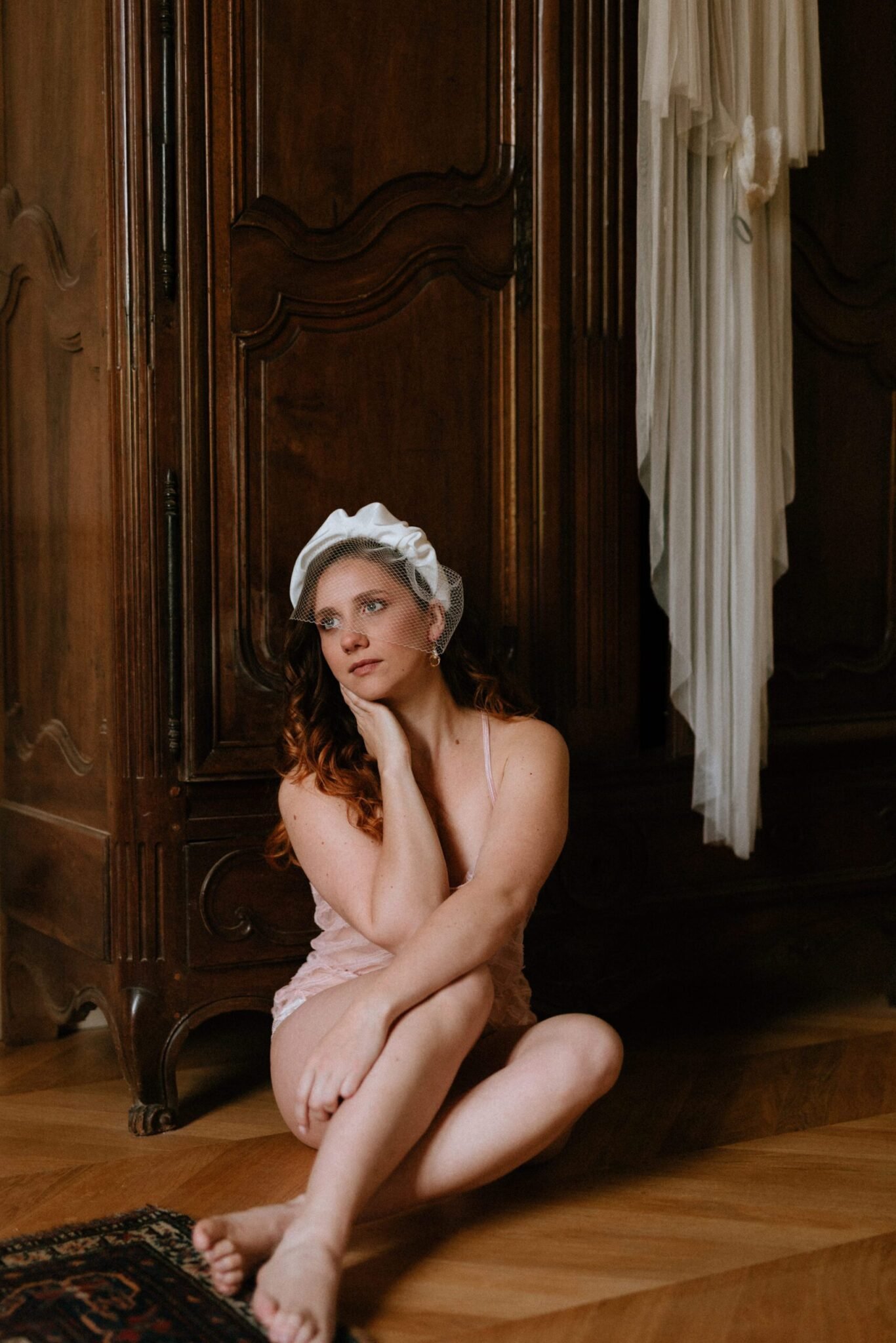 serre-tête mariée voilette soie atelier Mantille Toulouse artisanat responsable Occitanie